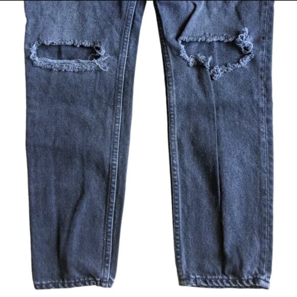 GRLFRND 💋 Karolina High Rise Straight Ripped Jeans \\ 26 // Barneys New York - Picture 8 of 9